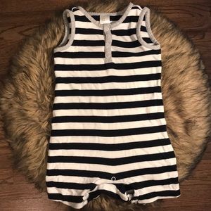 H&M Striped Short Onesie. Infant Size 9-12m